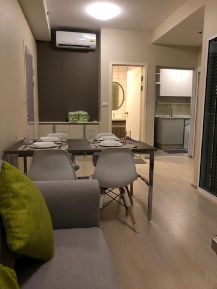 2beds with fully furnished at Chapter One Eco Ratchada