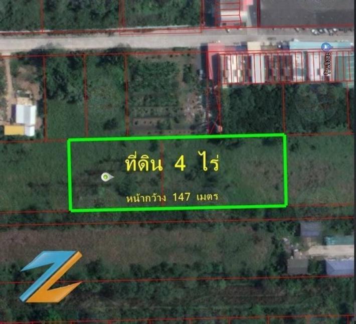 ขายที่ดิน​ 4 ไร่​ คลอง​10​ ติดถนนซอย​ ใกล้แหล่งชุมชน​  อ.ธัญบุรี​ นครนายก ZY136