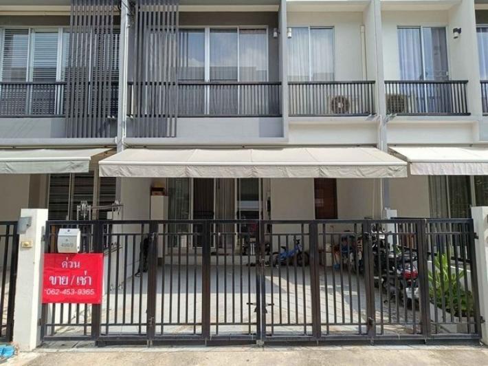 LV52207 ให้เช่าบ้านทาวน์โฮม 3 ชั้น สัมมากร อเวนิว รามอินทรา-วงแหวน Sammakorn Avenue Ramintra-Wongwaen